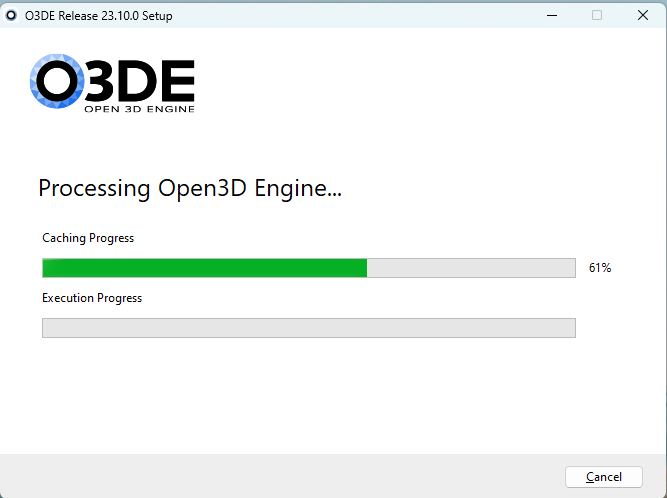 A screenshot of the O3DE Installer